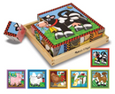 ファームキューブ木製パズル/ Farm Cube Wooden Puzzle