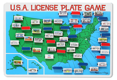 U.S.A. License Plate Game Melissa & Doug