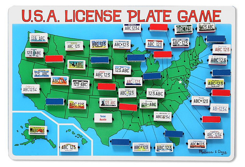 U.S.A. ライセンスプレートゲーム Me / U.S.A. License Plate Game Melissa & Doug