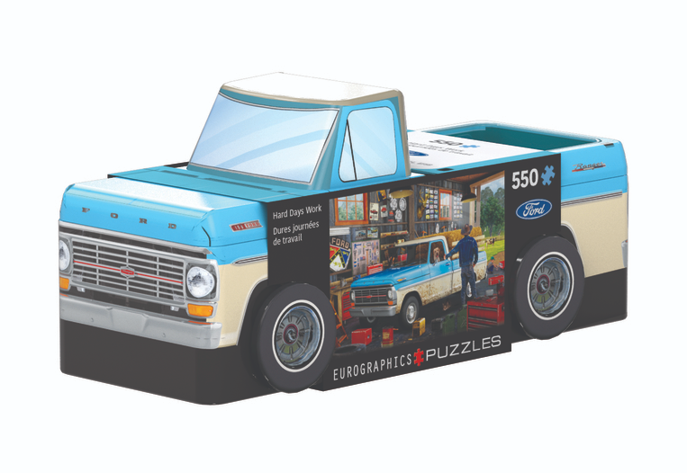 フォード ピックアップトラック缶 550ピースパズル / Ford Pickup Truck Tin 550-piece puzzle