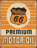 Tin Sign: Phillips 66 Premium Oil