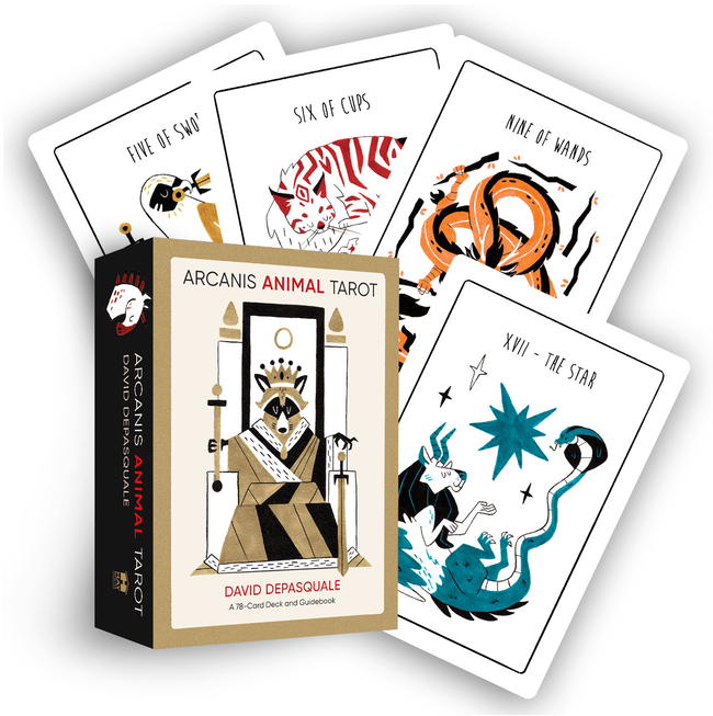 アルカニス・アニマル・タロット 78枚のカードとガイドブック / Arcanis Animal Tarot: A 78-Card Deck and Guidebook