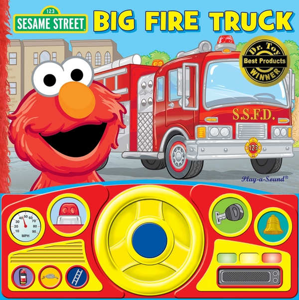 Sesame Street: Elmo's Big Fire Truck Sound Book [With Battery]