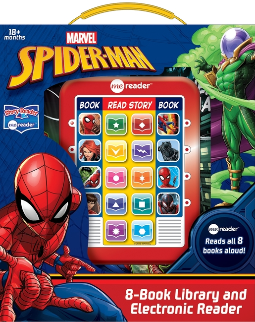 Marvel Spider-Man: Me Reader 8-Book Library and Electronic Reader Sound Book Set [With Electronic Me Reader and Battery]