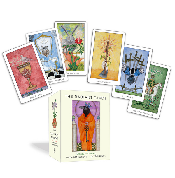 The Radiant Tarot: Pathway to Creativity (78 Cards, Full-Color Guide Book, Deluxe Keepsake Box)