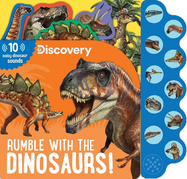 ディスカバリー ランブル・ウィズ・ザ・ダイナソー/ Discovery: Rumble with the Dinosaurs! (10-Button Sound Books)
