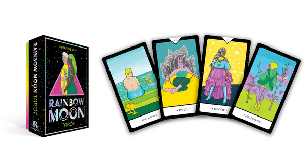Rainbow Moon Tarot: 78 Card Deck and 144 Page Book