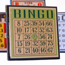 Bingo! Vintage Bingo Card Coaster Set