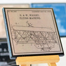 the Great Inventors: Patent Art Drink Coaster Set