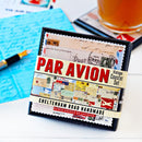 You'Ve Got Mail: Vintage Airmail Ephemera Drink Coaster Set