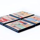 You'Ve Got Mail: Vintage Airmail Ephemera Drink Coaster Set