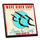 Surf's Up: Classic Surf Shop Drink Coaster Set