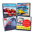 Vintage Railroad Train Drink Coaster Set