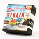 Vintage Railroad Train Drink Coaster Set