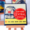 Vintage Railroad Train Drink Coaster Set