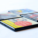 Vintage Railroad Train Drink Coaster Set