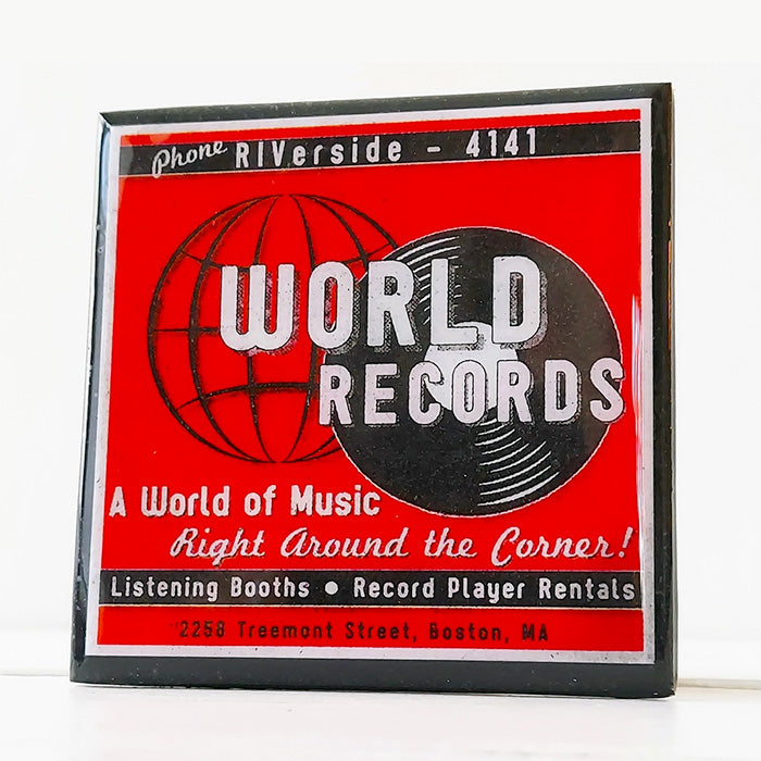 クラシックレコードショップ ドリンク コースター セット / Classic Record Shop Drink Coaster Set