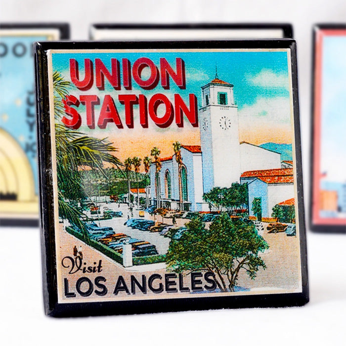 ヴィンテージ ロサンゼルス ドリンク コースター セット / Vintage Los Angeles Drink Coaster Set