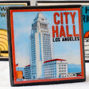 Vintage Los Angeles Drink Coaster Set