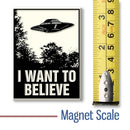 UFO「I Want to Believe」ポスターマグネット / UFO "I Want to Believe" Poster Magnet