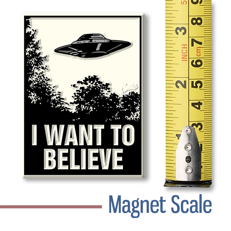 UFO「I Want to Believe」ポスターマグネット / UFO "I Want to Believe" Poster Magnet