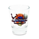 アリゾナ州 ショットグラス（1.5oz）[州のアイコン] / Arizona Shot Glass Elements (1.5oz)