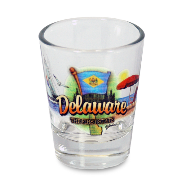 Delaware Shot Glass Elements (1.5oz)