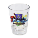 メイン州 ショットグラス（1.5oz）[州のアイコン] / Maine Shot Glass Elements (1.5oz)