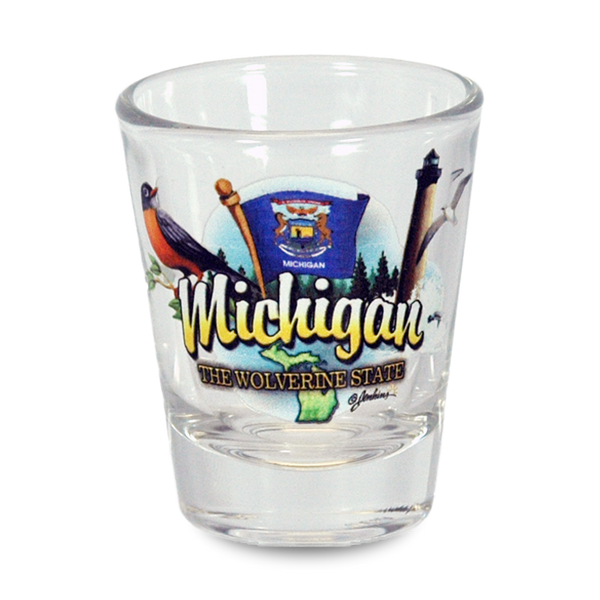 Michigan Shot Glass Elements (1.5oz)