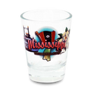 ミシシッピ州 ショットグラス（1.5oz）[州のアイコン] / Mississippi Shot Glass Elements (1.5oz)