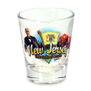 ニュージャージー州 ショットグラス（1.5oz）[州のアイコン] / New Jersey Shot Glass Elements (1.5oz)