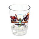 Rhode Island Shot Glass Elements (1.5oz)
