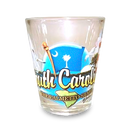 サウスカロライナ州 ショットグラス（1.5oz）[州のアイコン] / South Carolina Shot Glass Elements (1.5oz)