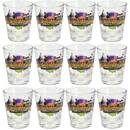 ワシントンD.C. ショットグラス（1.5oz）[州のアイコン] / Washington, D.C. Shot Glass Elements (1.5oz)