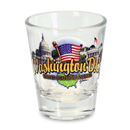 ワシントンD.C. ショットグラス（1.5oz）[州のアイコン] / Washington, D.C. Shot Glass Elements (1.5oz)