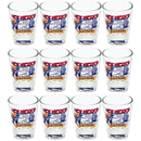 New Mexico Shot Glass State Map  (1.5oz)