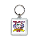 アーカンソー州 キーホルダー [州の地図] / Arkansas Keychain Lucite State Map