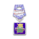 New Mexico Keychain Lucite Map & Flag