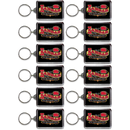 カンザス州 バナーキーホルダー / Kansas Keychain Lucite Banner