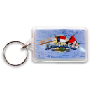 North Carolina Keychain Lucite Banner