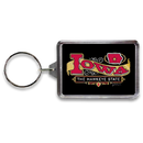 Iowa Keychain Lucite Banner