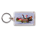 Iowa Keychain Lucite Elements