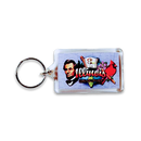 Illinois Keychain Lucite Elements