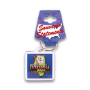 Illinois Keychain Lucite Map & Flag