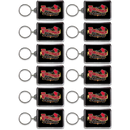 ウィスコンシン州 バナーキーホルダー / Wisconsin Keychain Lucite Banner
