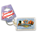 Oklahoma Keychain Lucite Banner