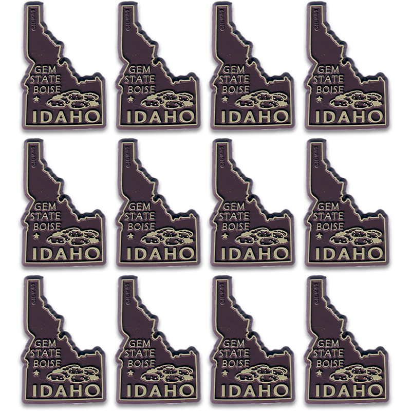アイダホ州 マグネット 2D 2色 / Idaho Magnet 2D 2 color