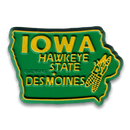 アイオワ州 マグネット 2D 2色 / Iowa Magnet 2D 2 color