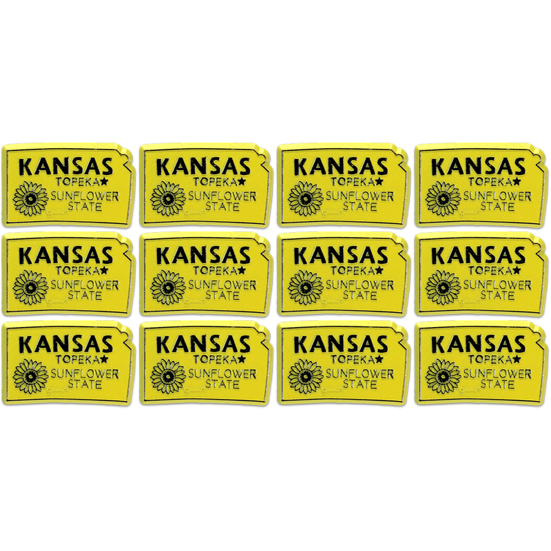 Kansas Magnet 2D 2 color