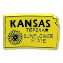 Kansas Magnet 2D 2 color